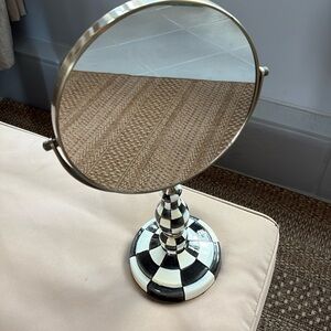 MacKenzie Childs Courtly Check Vanity Mirror